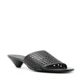 Proenza Schouler 50mm perforated leather mules - Black