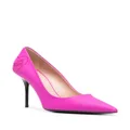 Love Moschino 100mm leather pumps - Pink