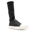Rick Owens leather stocking sneakers - Black