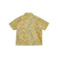 Versace Kids barocco-print silk shirt - Yellow