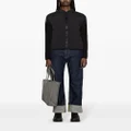 Moncler padded-panels knitted cardigan - Black