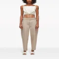 3.1 Phillip Lim buckled tapered trousers - Neutrals
