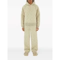 Burberry Equestrian Knight-embroidered quilted hoodie - Neutrals