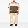 MSGM bleached carpenter trousers - Brown