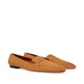 Bally Daily Emblem suede loafers - Yellow
