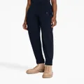 Armani Exchange logo-embroidered skinny track pants - Blue