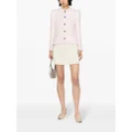 Alessandra Rich sequin-embellished tweed blazer - Pink