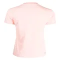 Lacoste logo-appliqué cotton T-shirt - Pink