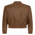 Dsquared2 zip-up leather jacket - Brown