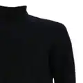 Karl Lagerfeld roll-neck wool jumper - Black