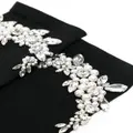 Simone Rocha crystal pearl-embellished socks - Black