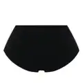 Jil Sander logo-embroidered bikini bottom - Black
