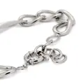 Dsquared2 heart-pendant chain-link bracelet - Silver