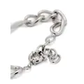 Dsquared2 heart-pendant chain-link bracelet - Silver