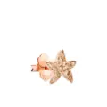 Dodo 9kt rose gold Precious Star earring - Pink