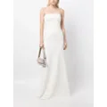 Jenny Packham Dorothy strapless maxi dress - White