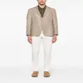 Caruso notched-lapel single-breasted blazer - Neutrals