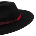 Paul Smith felted wool fedora hat - Black