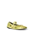 Proenza Schouler Glove Mary Jane ballerina shoes - Gold