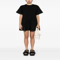Simone Rocha cotton T-shirt dress - Black
