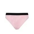 Dsquared2 logo-embroidered lace briefs - Pink
