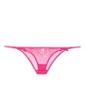 Agent Provocateur Lorna lace full briefs - Pink