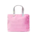 Billieblush DC faux-fur shoulder bag - Pink