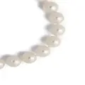 Dsquared2 logo-plaque pearl-detailing bracelet - White