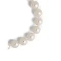 Dsquared2 logo-plaque pearl-detailing bracelet - White