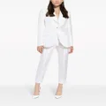Dolce & Gabbana silk tailored trousers - White