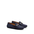 Tod's Gommino embellished suede loafers - Blue