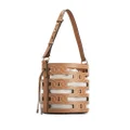 Tod's cut-out leather bucket bag - Brown