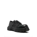 Rick Owens Bozo Tractor leather Derby shoes - Black