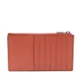 Furla Camelia leather card case - Orange