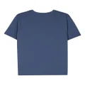 Vilebrequin logo-stamp cotton T-shirt - Blue