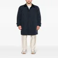 TOM FORD single-breasted padded coat - Blue