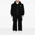 Karl Lagerfeld Ikonik Karl-motif zipped hoodie - Black