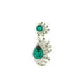 Oscar de la Renta Pear-Shaped Cactus drop earrings - Green