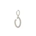 Oscar de la Renta signature O hoop earrings - Silver