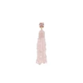 Oscar de la Renta bead-detailing drop earrings - Pink
