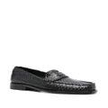 Marni interwoven-design leather loafers - Black