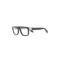 Philipp Plein straight-bridge detail glasses - Black