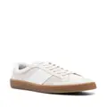 SANDRO mesh-detailed leather sneakers - White