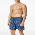 Versace Barocco-print swim shorts - Blue