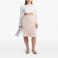 Altuzarra Bresson crinkled skirt - Pink