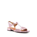 Chie Mihara Tencha leather sandals - Pink