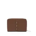 Paul Smith Stripe-woven leather wallet - Brown