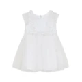 Tartine Et Chocolat floral-embroidered sequinned dress - White