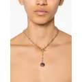 ISABEL MARANT stone-pendant chain necklace - Gold