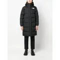 The North Face Nuptse hooded puffer coat - Black